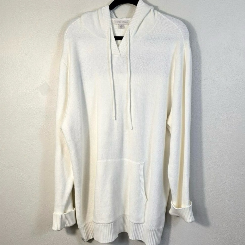 Barefoot Dreams CozyChic Apres Surf Hoodie Women's Size 4 Pearl